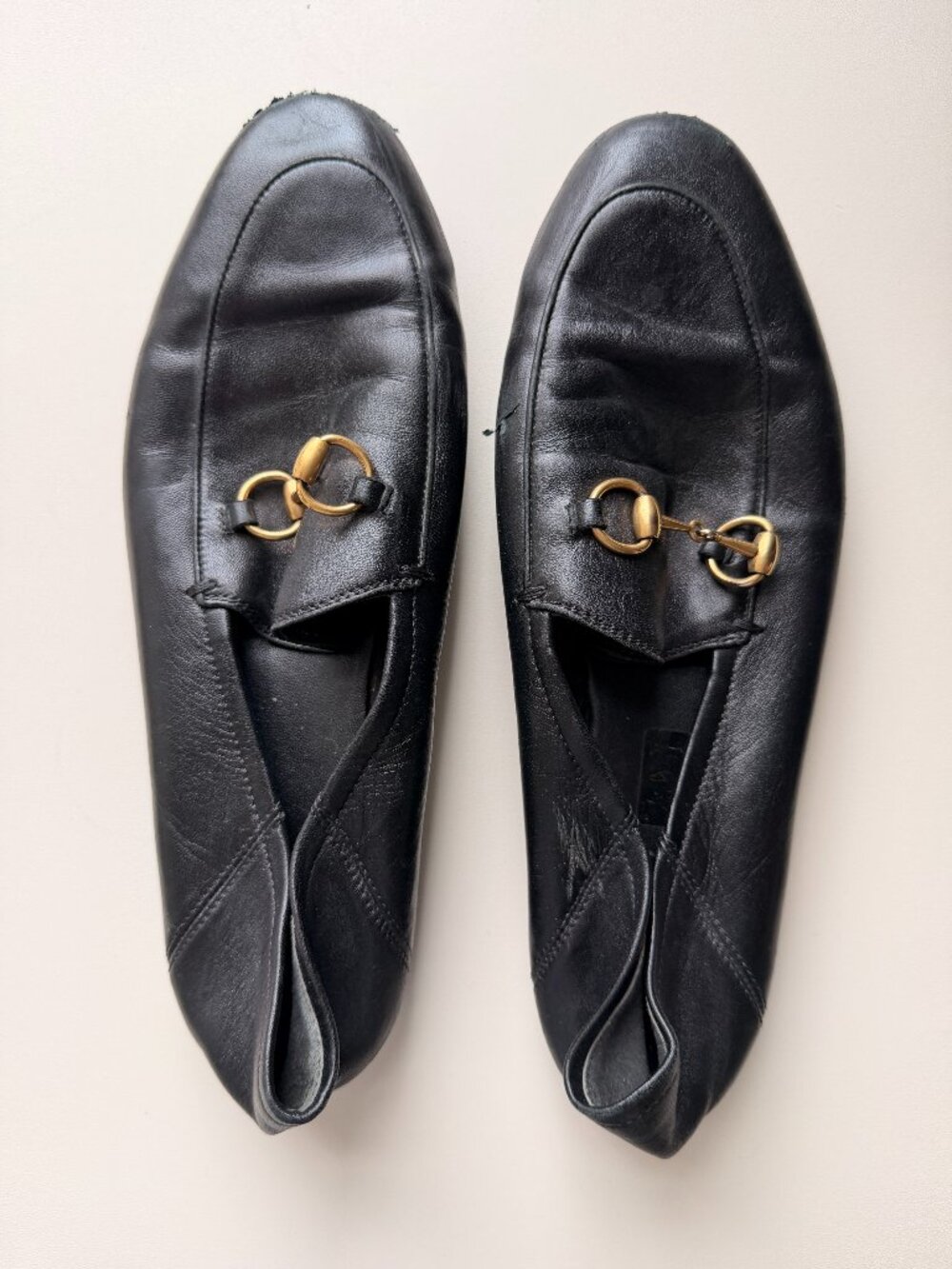 Gucci Soft Brixton Leather Loafer. Size 7.5.